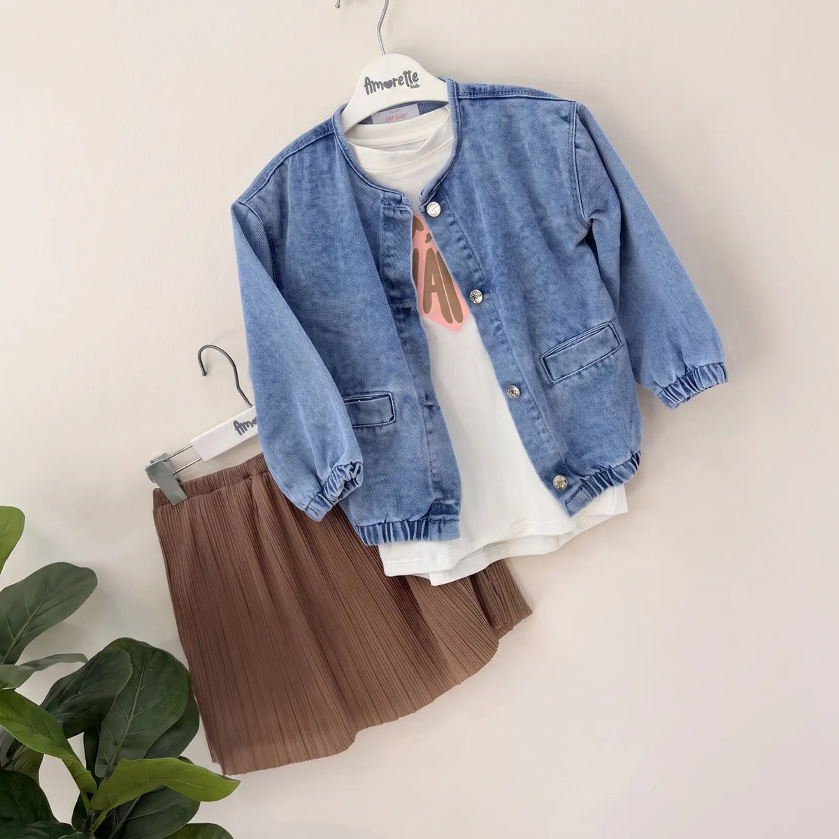 Joy baby conjunto 3 prendas niña falda plieguesc2509