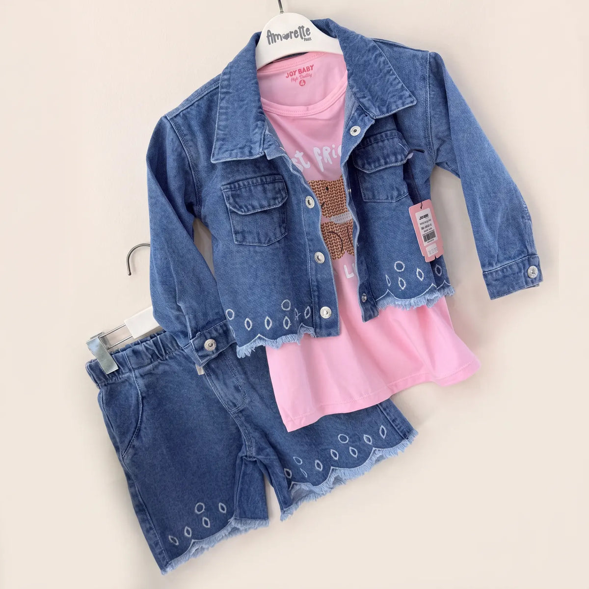 Joy baby conjunto 3 prendas niña petfriendc2516