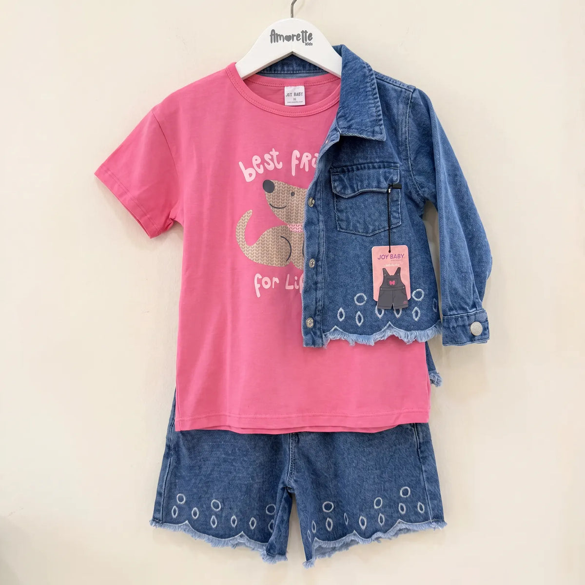 Joy baby conjunto 3 prendas niña petfriendc2516