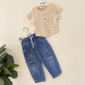 Que nota conjunto 2 piezas jean mas camisa