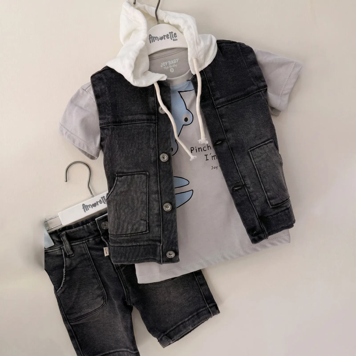 Joy baby conjunto 3 prendas niño cangrejoc2531