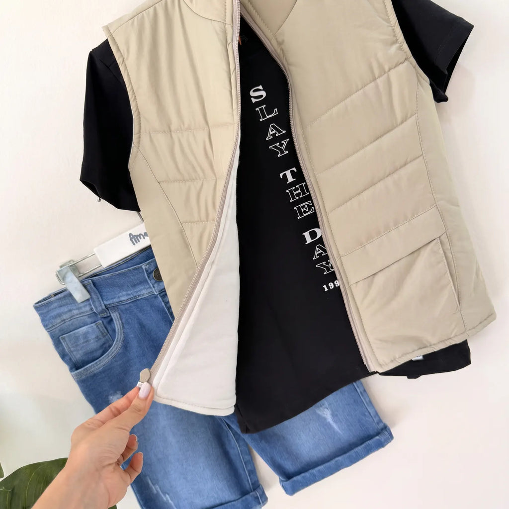 Que nota conjunto tres prendas niño con chaleco y bermuda