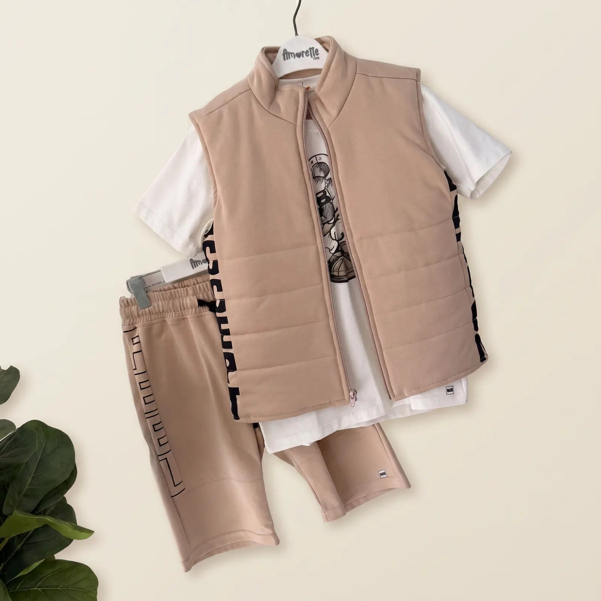 Que nota conjunto tres prendas bermuda camisa y chaleco REF: 11484