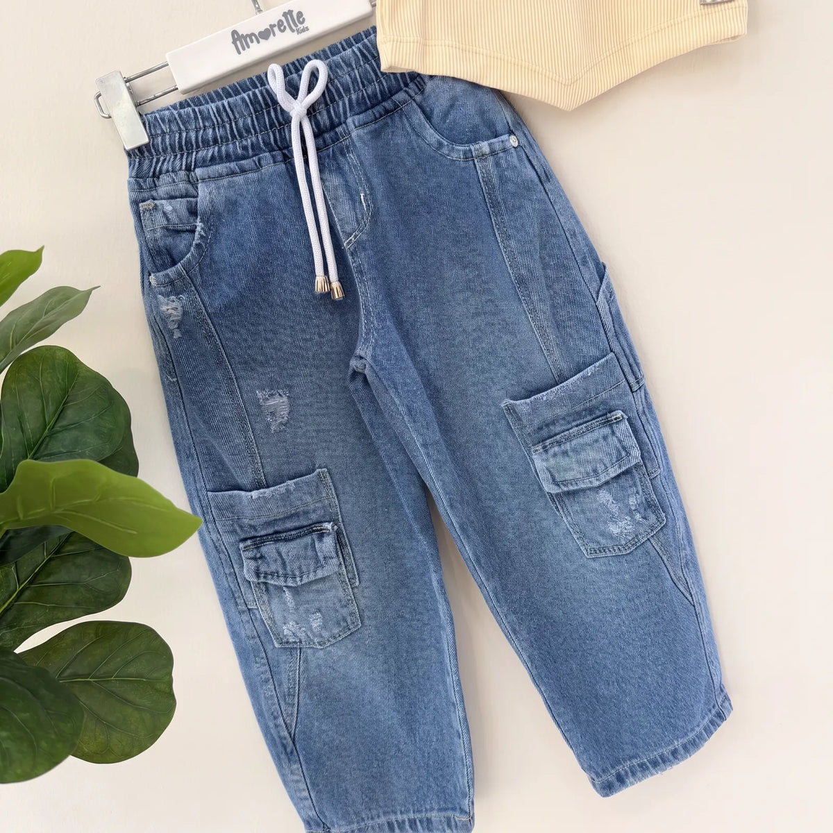 Que nota conjunto 2 piezas jean mas camisa