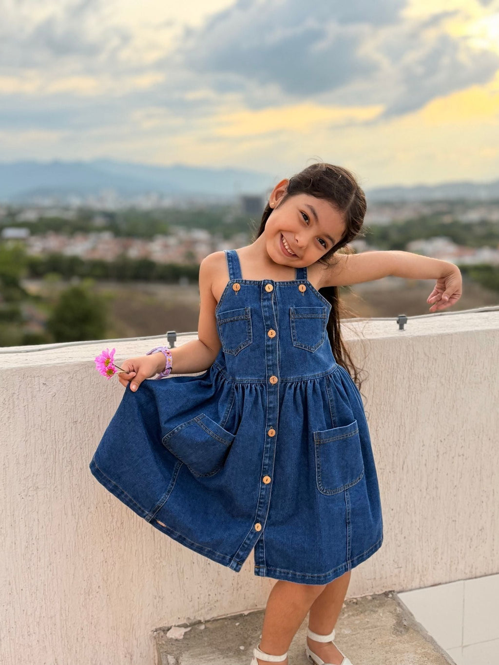 Vestido denim Índigo