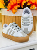 Timo zapato niño blanco x linea gris