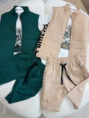 Que nota conjunto tres prendas bermuda camisa y chaleco REF: 11484